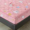 CFYCYHDZHT Comfy Sheets Boys and Girls Bedroom Thick Quilted Printed Fitted Sheets, Adult Room Single Double King Size Mattress Protector Pink 5 180cmx200cm view 2