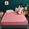 CFYCYHDZHT Easy Fit Sheets Thick Quilted Cotton Non Slip Mattress Protection Cover, Bedroom Hotel Solid Color Single Double King Size Mattress top hat Jade 120200cm view 1
