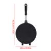 Waffle Cone Maker, Waffle Irons Non-stick Pancake Maker for Household Kitchen Gas Waffle Cone Maker Pan Mold Press Plate Baking Tool view 2