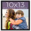 10x13 Frame Black Real Wood Picture Frame Width 0.75 Inches | Interior Frame Depth 0.5 Inches | Black Mid Century Photo Frame Complete with UV Acrylic, Foam Board Backing & Hanging Hardware view 1