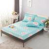 CFYCYHDZHT Bedding Fitted Sheet Deep Boys and Girls Bedroom Thick Quilted Printed Fitted Sheets, Adult Room Single Double King Size Mattress Protector Blue 1 200cmx220cm view 1