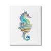 Stupell Industries Soft Ombre Seahorse Striped Beach Bag Aquatic Animal view 1