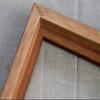 20x28 Frame Brown Solid Wood Picture Frame Width 0.75 Inches | Interior Frame Depth 0.5 Inches | Dark Wood Traditional Photo Frame Complete with UV Acrylic, Foam Board Backing & Hanging Hardware view 4
