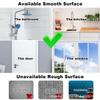 2 pack Suction Cup Wreath Hanger Large Clear Vacuum Heavy-Duty Reusable Wreath Hooksuse for Windows Tiles Glass Smooth Doors Mirrors to Hang Bags Coats Umbrellas kitchenware and Christmas Wreaths view 2