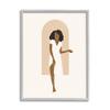Stupell Industries Abstract Female in Archway Soft Minimal Earth Tones view 1