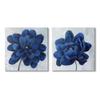 Stupell Industries Bold Royal Blue Florals Blooming Chic Petal Flower view 1