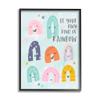 Stupell Industries Be Your Own Rainbow Phrase Playful Kid's Illustration view 1