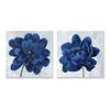 Stupell Industries Bold Royal Blue Florals Blooming Chic Petal Flower view 1
