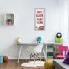 Stupell Industries Eat Sleep Play Hard Sports List Baseball Football, Designed by Andi Metz Gray Framed Wall Art, 13 x 30, Red view 2