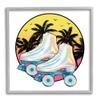 Stupell Industries Retro Tropical Summer Sky Vintage Roller Skating Derby view 1