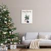 Stupell Industries Merry Christmas Phrase Rustic Blue Plaid Holiday Stocking view 2