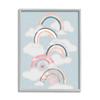 Stupell Industries Abstract Rainbows and Hearts Playing in Clouds view 1