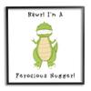 Rawr Ferocious Hugger Happy Green Dinosaur Smiling T-Rex view 1