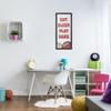 Stupell Industries Eat Sleep Play Hard Sports List Baseball Football, Designed by Andi Metz Black Framed Wall Art, 13 x 30, Red view 2