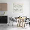 Stupell Industries Butter My Biscuit Sign Charming Beige Country Pattern, Designed by Sd Graphics Studio Canvas Wall Art, 30 x 30, Black view 2