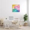 Stupell Industries Fluid Abstract Watercolor Paint Rainbow Ombre Pattern, Designed by Nola James Canvas Wall Art, 24 x 24, Multi view 2