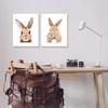 Stupell Industries Cute Bunny with Cotton Tail Back Blushing Rabbit view 2