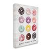 Stupell Industries Donut Worry Be Happy Pun Glazed Farmhouse Desserts view 3