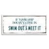 Stupell Industries Ship Swim Out Meet It Sign Nautical Wheel view 1