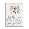 Stupell Industries Coziness of This Season Phrase Festive Holiday Stockings view 1