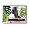 Stupell Industries Chic Studded Fashion Boots Monstera Palms Glam Magazine view 1