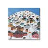 Stupell Industries Snowy Village on Hill Cityscape Greenland Town Buildings view 1