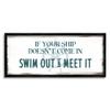 Stupell Industries Ship Swim Out Meet It Sign Nautical Wheel view 1