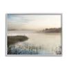 Stupell Industries Misty Marsh Wetland Landscape Tall Grass Distant Forest view 1