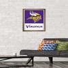 NFL Minnesota Vikings - Logo 21 Wall Poster, 22.4L" x 14.7W", Bronze Framed Version view 2