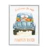 Stupell Industries Welcome to Our Pumpkin Patch Blue Farm Truck view 1