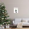 Stupell Industries Merry Christmas Phrase Rustic Blue Plaid Holiday Stocking view 2