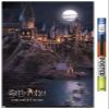 Harry Potter And The Sorcerer'S Stone - Hogwarts At Night Wall Poster, 34L" x 22.4W", Premium Poster & Clip Bundle view 1