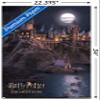 Harry Potter And The Sorcerer'S Stone - Hogwarts At Night Wall Poster, 34L" x 22.4W", Premium Poster & Clip Bundle view 3