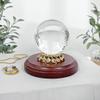 Plymor Fruitwood Round Wood Display Base, 3.5625" W x 3.5625" D x 0.625" H (3.125" Display Diameter), Pack of 2 view 2