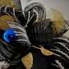 Lets Celebrate Happy New Year Handmade Deco Mesh Wreath. Available in 24 inch and 28 inch diameters. view 2