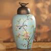 Porcelain Artificial Flower Vase Exquisite Dried Flowers Vase Retro Ceramic Flower Vases Elegant Vase Decoration for Home Decor Wedding Living Room Office Restaurant-C H38xl16cm view 1