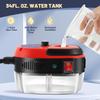Moongiantgo High Pressure Steam Cleaner, 2500W Portable High Temp Bathroom Power Steamer Cleaning Machine Steam Humidity Adjustable For Home Use Kitchen Grease Car Detailing (110V, Red) view 4