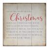 Aihesui Wood Signs Wall Hanging Wall Decoration Twas the Night Before Christmas Sign for Living Room Kitchen Batheroom Bedroom Office School 12x12inch view 1