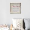 Aihesui Wood Signs Wall Hanging Wall Decoration Twas the Night Before Christmas Sign for Living Room Kitchen Batheroom Bedroom Office School 12x12inch view 4