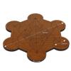 Curawood Crystal Grid Board for Stones - 10" Diameter Metatron's Cube Sacred Geometry Board - Amplify the Power of Your Crystals - Chakra Grid Plate, Altar Decor - Cubo de Metatron view 2