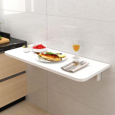 Fold Down Table Wall Mounted,Drop-Leaf Table,Wall Mounted Dining Table,Wall Mounted Heavy Duty Folding Wall Table Computer Desk,Wall Mounted Desk,for Small Space, (Multiple Sizes)