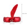 LUOZZY Halloween Kings Hat Indian Sultan Prince Hat Arab Headwear for Party (Red) view 2
