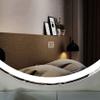Wall Mirror LED Round Lighted Bathroom Mirror with Lights for Bathroom Wall Vanity Light Mirrors,Dimmable Anti-Fog Makeup Mirror with Lights, Memory Touch Switch,50cm(20in)-Warm Light view 3