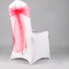 25 PCS Chair Sash Ribbon Bow Sashes for Wedding Banquets Events Supplies Party Chair Cover Sash Decoration (Red) view 3