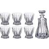 Plantica Collection Modern Crystal Hand-Crafted Decorative Whiskey Set - Whiskey Set 1+6 view 1