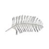37.25" Silver and Black Contemporary Peacock Feather Wall Decoration view 1