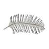 37.25" Silver and Black Contemporary Peacock Feather Wall Decoration view 2
