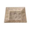 8.25" Brown Distressed Tapered Square Display Tray view 1