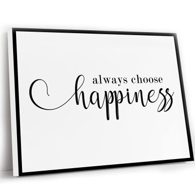 Teen Room Decor For Girls Bedroom,Trendy Room Decor,Dental Office Decor,Bedroom Wall Decoration,Always Choose Happiness,Happiness Decor,Happinessable,Wall Artables,Choose Joy,16x24 Inch Framed Wall