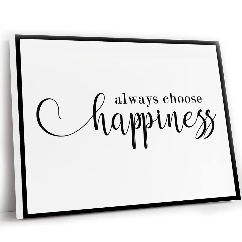 Teen Room Decor For Girls Bedroom,Trendy Room Decor,Dental Office Decor,Bedroom Wall Decoration,Always Choose Happiness,Happiness Decor,Happinessable,Wall Artables,Choose Joy,16x24 Inch Framed Wall